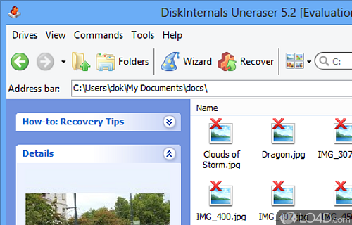 DiskInternals Uneraser Screenshot