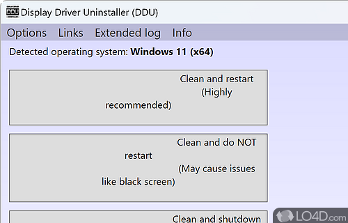 instal the new Display Driver Uninstaller 18.0.6.8