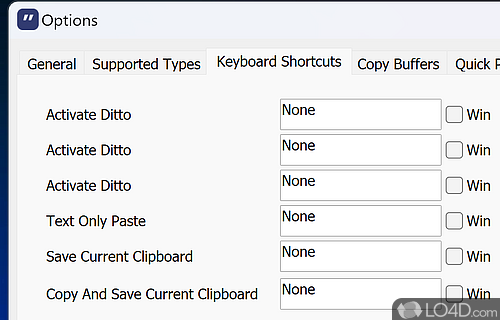 Store and manage everything on your clipboard from your desktop - Screenshot of Ditto