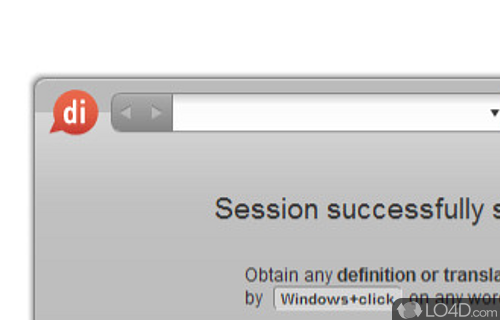 Screenshot of Dixio Desktop - Multi-dictionary service for the computer with the ability to click on a word
