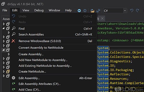 Understand an obscure - Screenshot of dnSpy