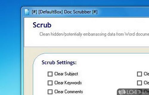 Doc Scrubber Screenshot