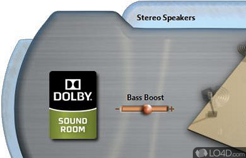 Screenshot of Dolby Control Center - User interface for controlling the 2nd generation of Dolby PCEE