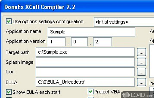 DoneEx XCell Compiler Screenshot