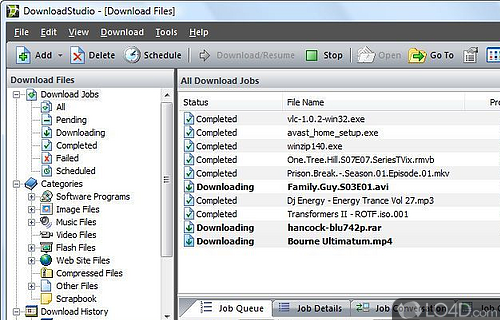 DownloadStudio Screenshot