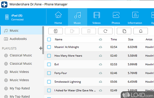 A Great Solution for Retrieving Lost Data - Screenshot of Dr. Fone Toolkit for iOS