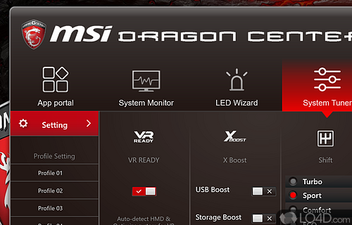 msi dragon center led wizard not working