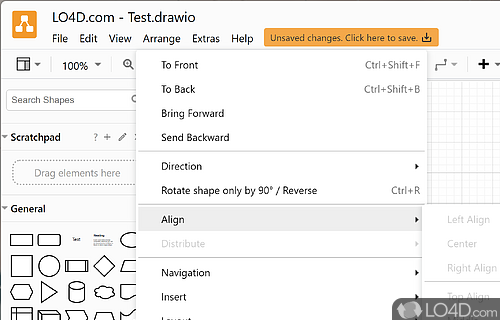 Draw.io is a useful art software program - Screenshot of draw.io Desktop