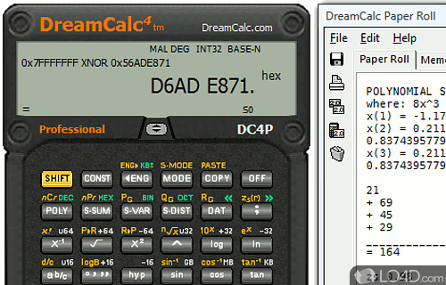DreamCalc Screenshot