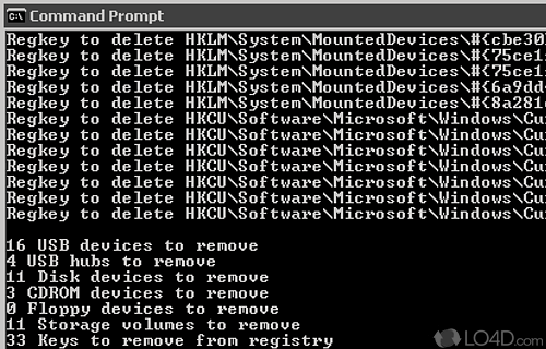 Screenshot of DriveCleanup - Remove non present drives and devices from the system's device tree