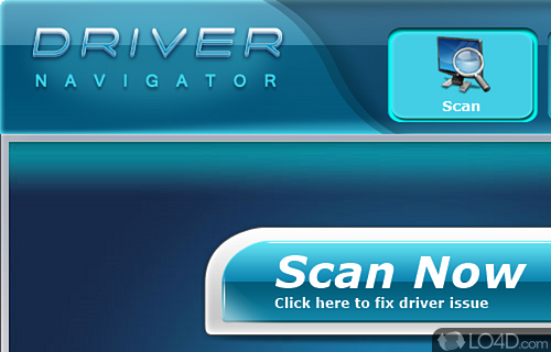 User interface - Screenshot of DriverNavigator