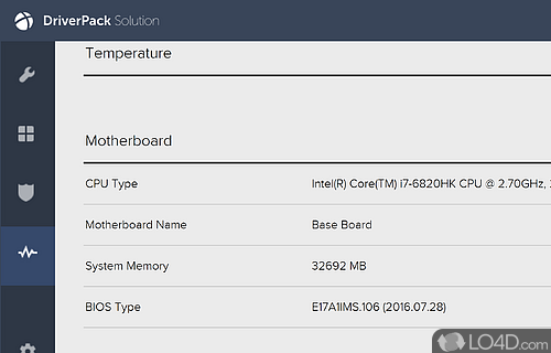 Drivers - Screenshot of DriverPack Solution