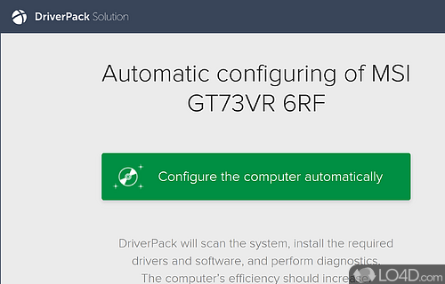 Ensures a proper and smooth performance of devices used by computer by keeping drivers constantly up to date - Screenshot of DriverPack Solution