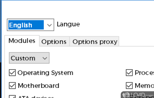 Analyze and print hardware and software info - Screenshot of DriversCloud