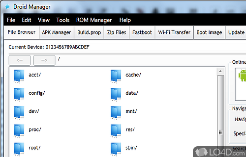 Droid Manager Screenshot