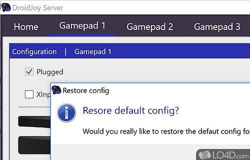 DroidJoy Server screenshot