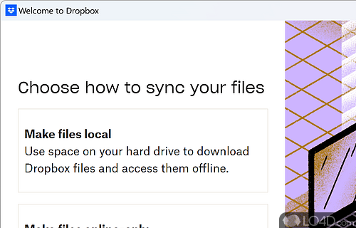 Free cloud-based storage - Screenshot of Dropbox
