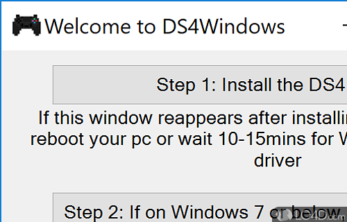 ds4windows could not connect to scp