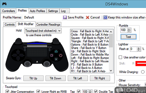 Connect the controller via Bluetooth or USB cable - Screenshot of DS4Windows