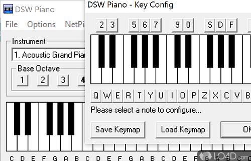 DSW Piano Screenshot