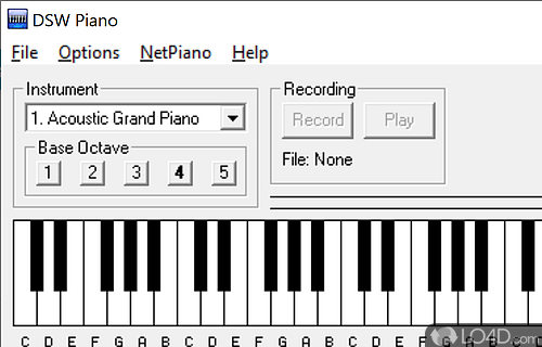 DSW Piano Screenshot