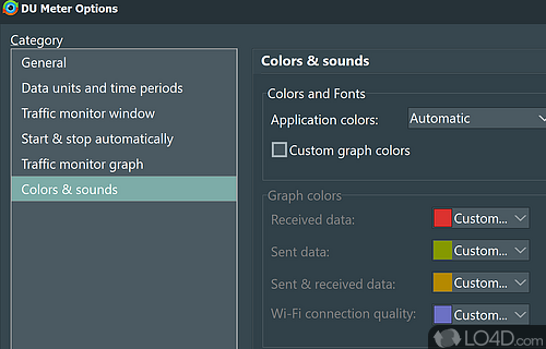 Get a grip on your network traffic - Screenshot of DU Meter