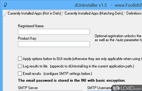 dUninstaller Screenshot