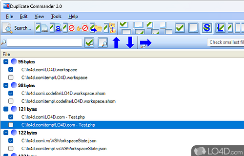 User interface - Screenshot of Duplicate Commander