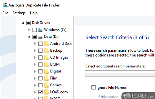 Auslogics Duplicate File Finder screenshot