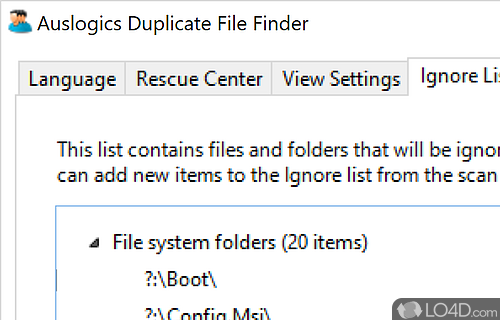 Auslogics Duplicate File Finder screenshot