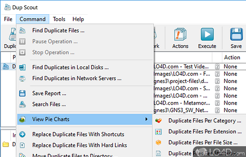 Search and eliminate duplicates - Screenshot of DupScout