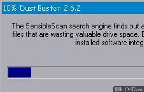 Screenshot of DustBuster - Helps you free up precious space