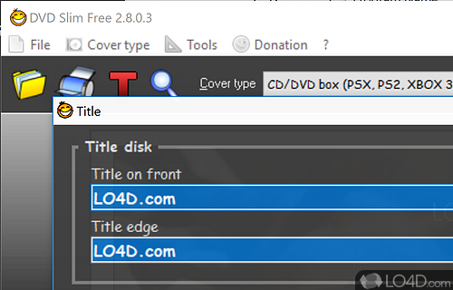 Limited, yet user-friendly features - Screenshot of DVD Slim Free