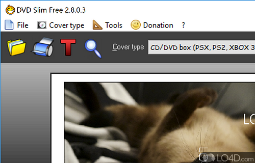 Extensive support for disc covers - Screenshot of DVD Slim Free