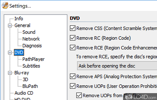 Remove protections and copy or clone your DVDs and Blu-rays in mere minutes - Screenshot of DVDFab Passkey Lite