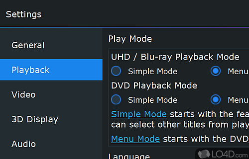 The World`s Best 4K UHD Media Player With Menu & HDR10 Support - Screenshot of PlayerFab