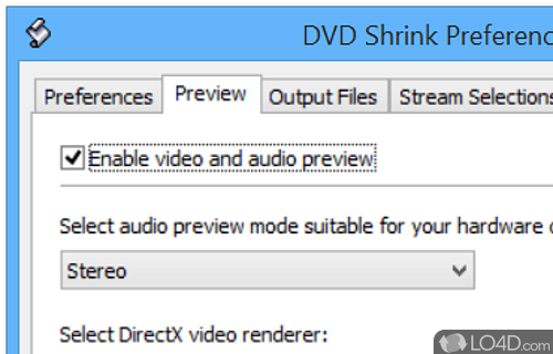 Shrink, reauthor, and convert - Screenshot of DVD Shrink