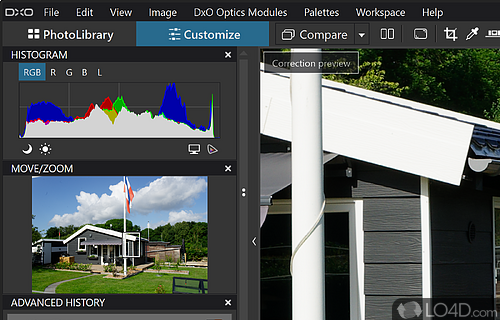 Photo editing software for PC - Screenshot of DxO PhotoLab