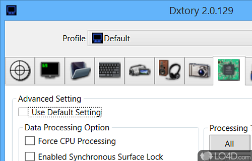 Lossless Capture - Screenshot of Dxtory