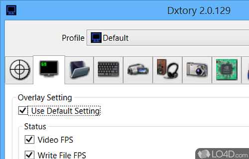 Capture video frames from DirectX and OpenGL programs, and save them to AVI file format - Screenshot of Dxtory