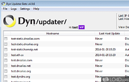 Dyn Updater Screenshot