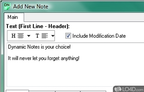 Dynamic Notes Screenshot