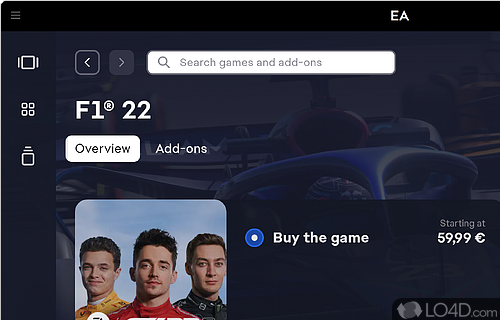 Access all EA gaming content - Screenshot of EA App
