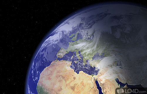 Screenshot of Earthview - Provides high-detail views of the Earth at day and night