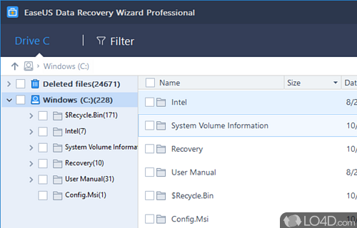 EASEUS Data Recovery Wizard Free Screenshot