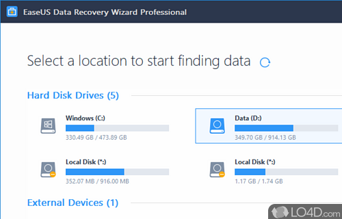 EASEUS Data Recovery Wizard Free Screenshot