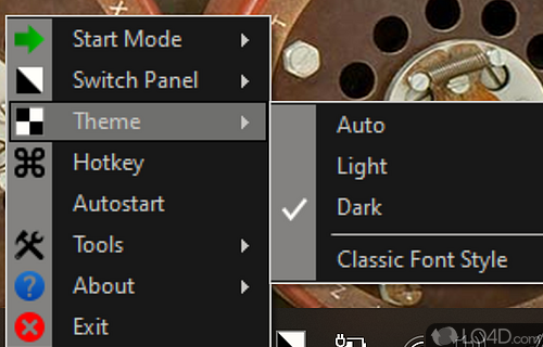 Screenshot of Easy Dark Mode - Switch between the dark and light modes available in Windows 10