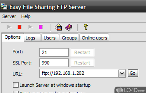 Easy File Sharing FTP Server Screenshot