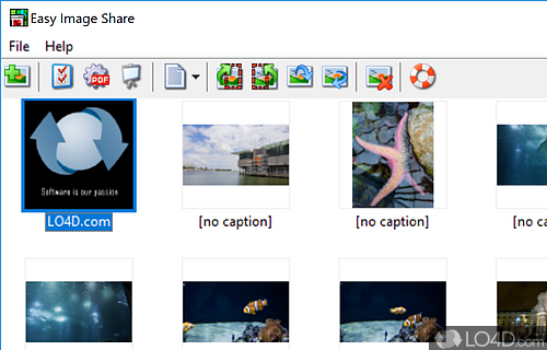 Quickly and easily share photos and images with family, friends, and co-workers - Screenshot of Easy Image Share