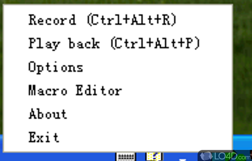 Screenshot of Easy Macro Recorder - User interface